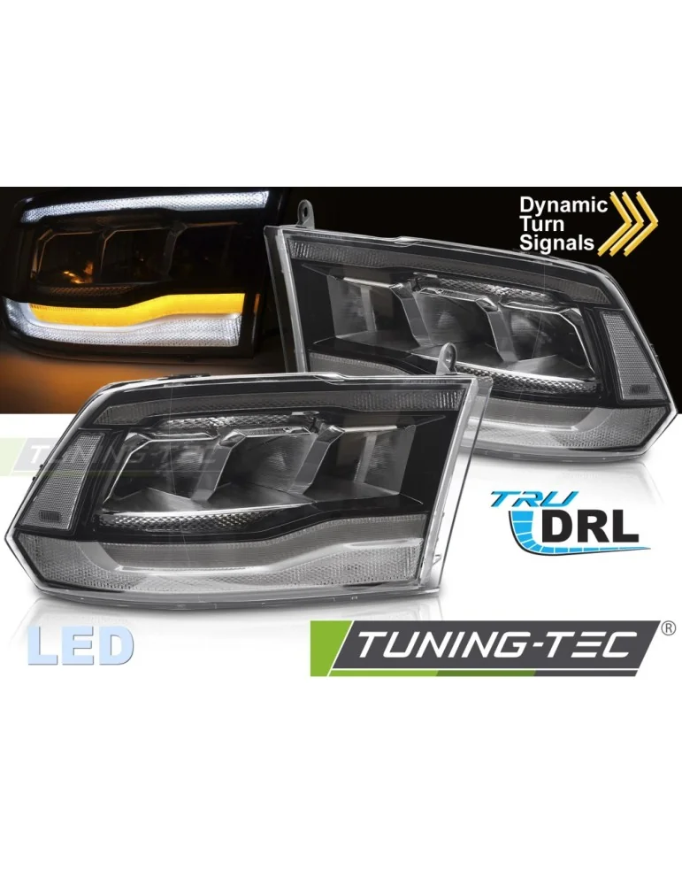 Phares Full LED pour DODGE RAM 09-18