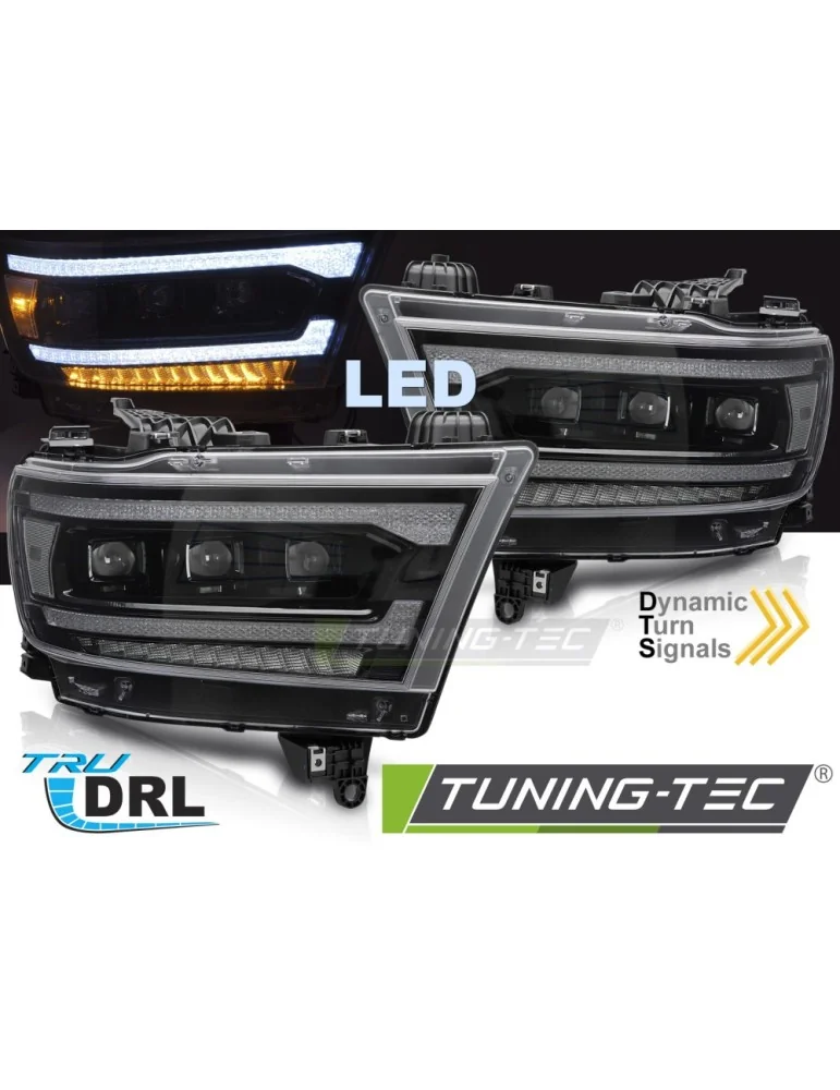 Phares Full LED pour DODGE RAM 19-22