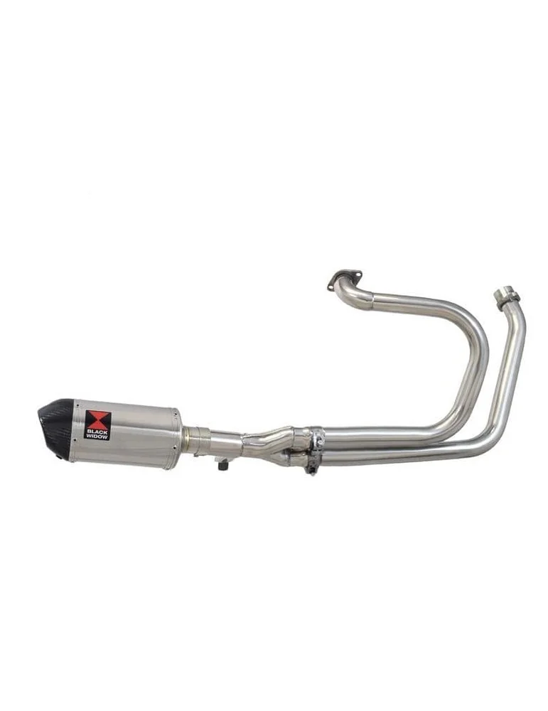 Silencieux avec suppression de catalyseur inox pour Kawasaki ER-6N ER-6F ER650E 12-17