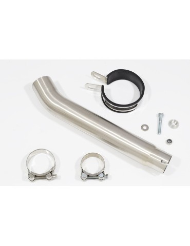 Silencieux avec suppression de catalyseur carbone pour Kawasaki ER-6N ER-6F ER650E 12-17