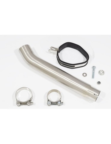 Silencieux avec suppression de catalyseur inox pour Kawasaki ER-6N ER-6F ER650E 12-17