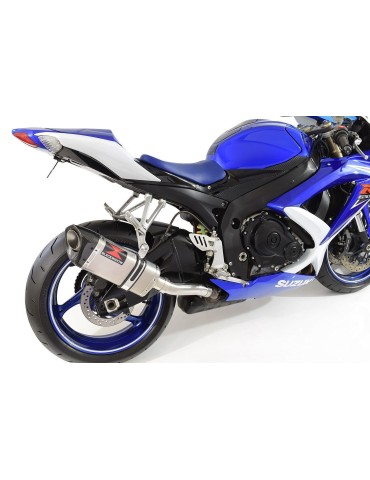 Silencieux avec suppression de catalyseur inox pour Kawasaki ER-6N ER-6F ER650E 12-17