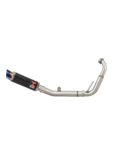 Silencieux avec suppression de catalyseur inox pour Kawasaki ER-6N ER-6F ER650E 12-17