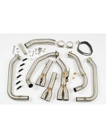 Silencieux avec suppression de catalyseur inox pour KTM 125 Duke 2011-2016