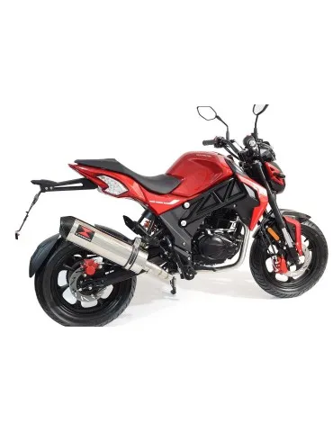 Silencieux sport inox pour Sinnis Akuma 2020-2023