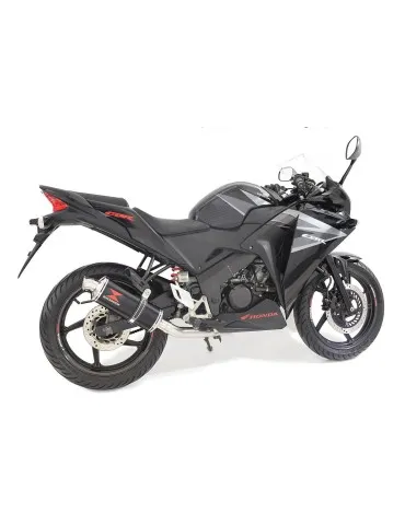 Ligne d'échappement complète inox pour SYM XS 125-K 2007 - 2016