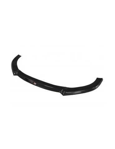 Lame de pare-chocs avant v.1 en ABS Maxton Design pour Audi S3 8P restylée (2009-2013) noir brillant