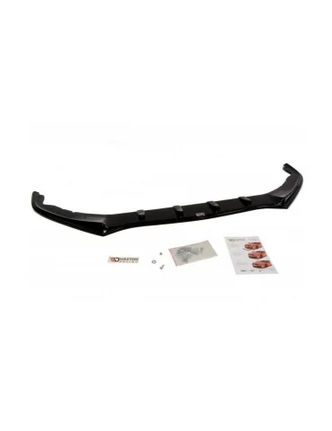Lame de pare-chocs avant en ABS Maxton Design pour Honda Accord VIII (2008-2011) noir brillant