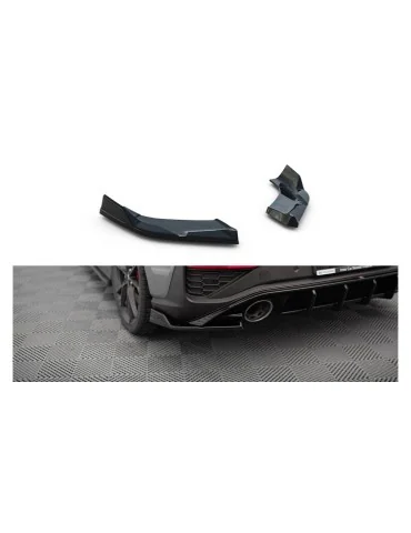 Rajouts de pare-chocs arrière v.6 en ABS Maxton Design pour Hyundai i30 III N restylée (depuis 2020)