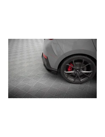 Rajouts de pare-chocs arrière v.6 en ABS Maxton Design pour Hyundai i30 III N restylée (depuis 2020)