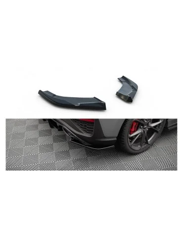 Rajouts de pare-chocs arrière v.5 en ABS Maxton Design pour Hyundai i30 III N restylée (depuis 2020)