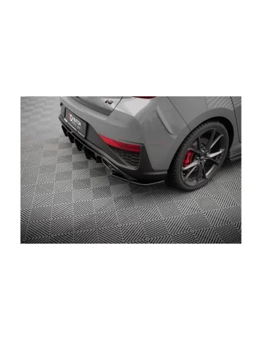 Rajouts de pare-chocs arrière v.5 en ABS Maxton Design pour Hyundai i30 III N restylée (depuis 2020)