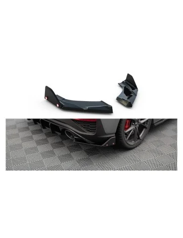 Rajouts de pare-chocs arrière Street Pro v.4 avec flaps en ABS Maxton Design pour Hyundai i30 III N restylée (depuis 2020)