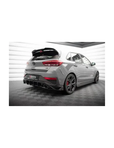 Rajouts de pare-chocs arrière Street Pro v.4 avec flaps en ABS Maxton Design pour Hyundai i30 III N restylée (depuis 2020)