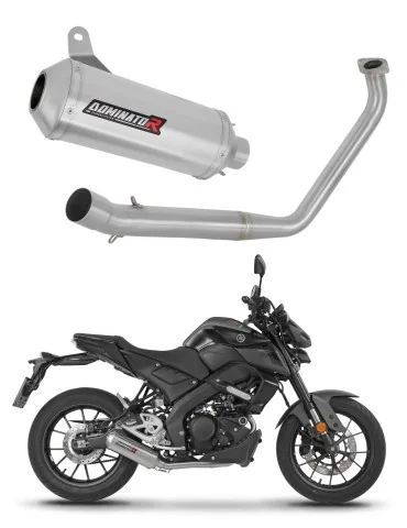 Ligne d'échappement complète inox Dominator OV G2 pour Yamaha MT-125 (2020)