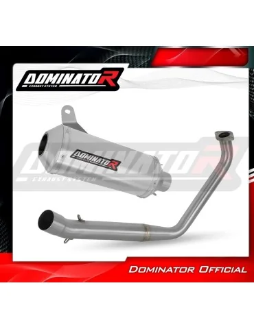 Ligne d'échappement complète inox Dominator OV G2 pour Yamaha MT-125 (2020)