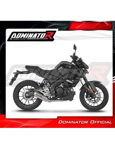 Ligne d'échappement complète inox Dominator OV G2 pour Yamaha MT-125 (2020)