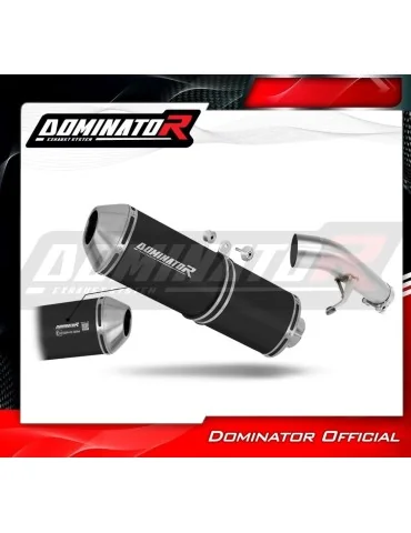 Silencieux slip-on homologué Dominator OVR Noir pour Suzuki GSX 1250 FA (2010-2016)