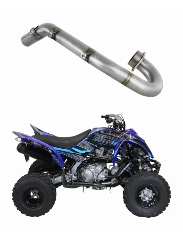 Collecteur d'échappement inox Dominator pour Yamaha Raptor 700 R (2015-2021)