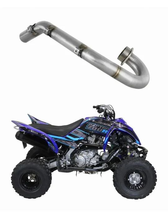 Collecteur d'échappement inox Dominator pour Yamaha Raptor 700 R (2015-2021)