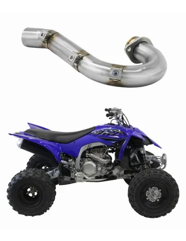 Collecteur d'échappement inox Dominator pour Yamaha YFZ 450 R (2014-2022)