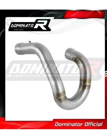 Collecteur d'échappement inox Dominator pour Husqvarna FE 350 (2020-2022)