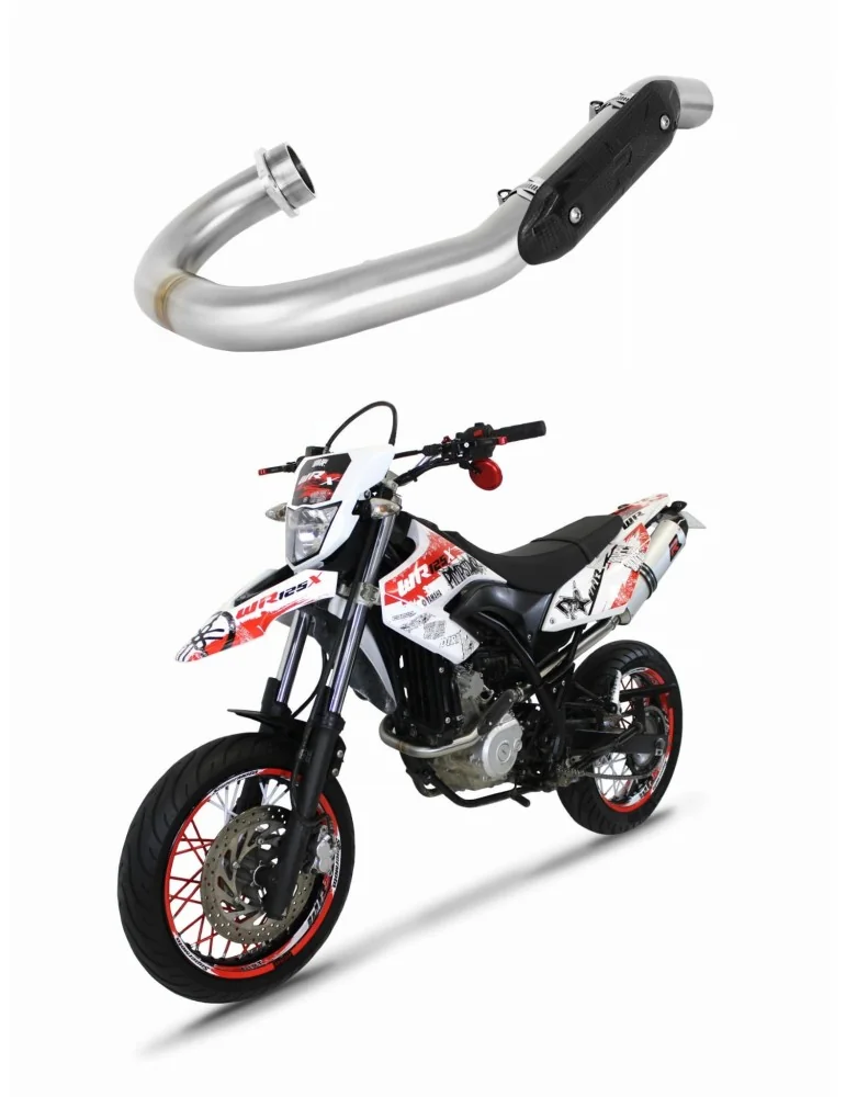 Collecteur d'échappement inox Dominator pour Yamaha WR 125 R (2009-2014)