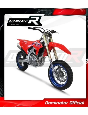 Collecteur d'échappement inox Dominator pour Honda CRF 450 R RX (2021)