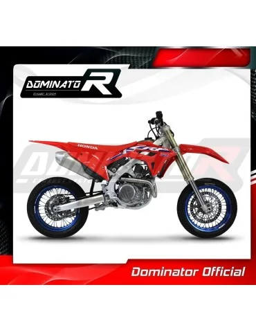 Collecteur d'échappement inox Dominator pour Honda CRF 450 R RX (2021)