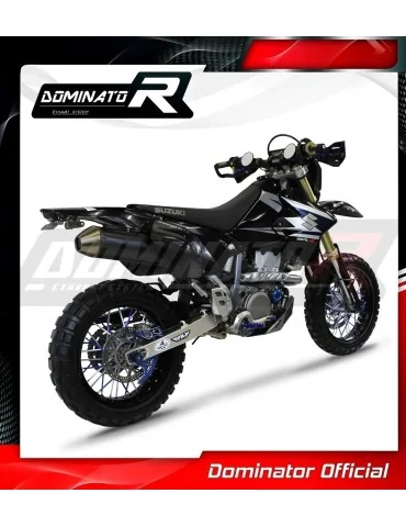 Coude de collecteur d'échappement Dominator pour Suzuki DR-Z 400 S / SM (2000-2019)
