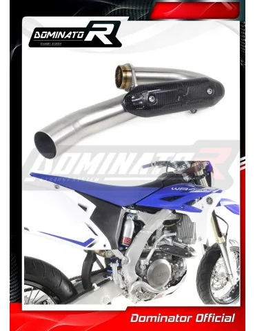 Coude de collecteur d'échappement Dominator pour Yamaha WR 450 F (2012-2015)