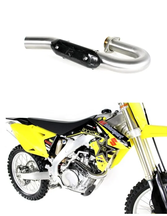 Coude de collecteur d'échappement Dominator pour Suzuki RMZ RM-Z 450 (2013-2018)
