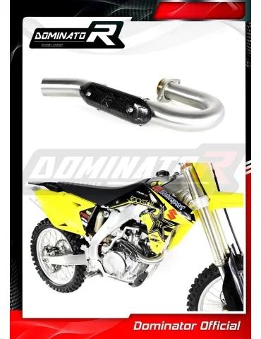 Coude de collecteur d'échappement Dominator pour Suzuki RMZ RM-Z 450 (2013-2018)