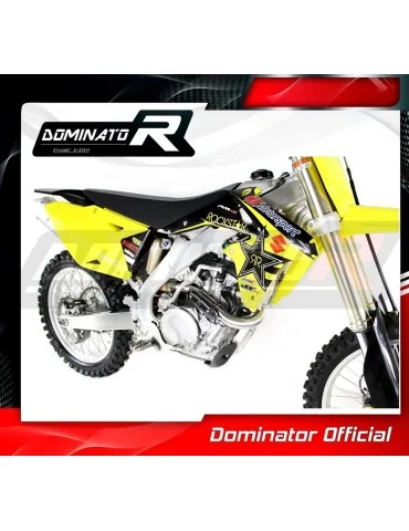 Coude de collecteur d'échappement Dominator pour Suzuki RMZ RM-Z 450 (2013-2018)