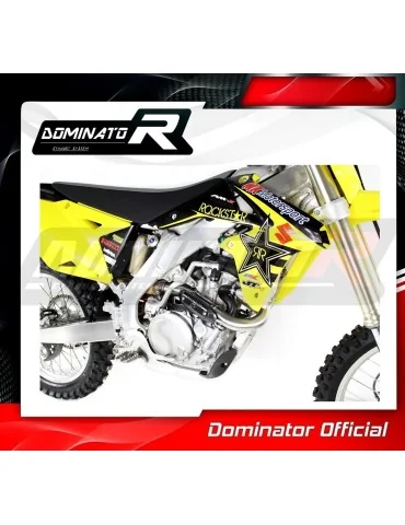 Coude de collecteur d'échappement Dominator pour Suzuki RMZ RM-Z 450 (2013-2018)