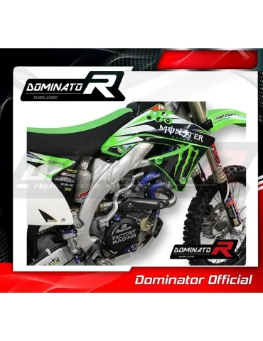 Coude de collecteur d'échappement Dominator pour Kawasaki KX 450 F KXF (2010-2011)