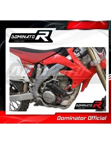 Coude de collecteur d'échappement Dominator pour Honda CRF 450 R (2004-2008)