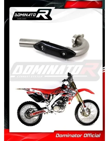 Coude de collecteur d'échappement Dominator pour Honda CRF 250 R (2006-2009)