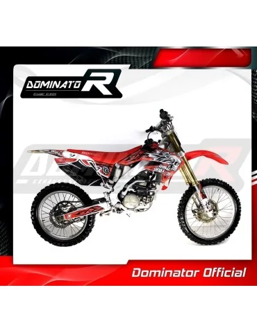 Coude de collecteur d'échappement Dominator pour Honda CRF 250 R (2006-2009)