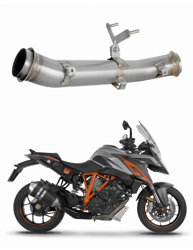 Tube central de liaison inox Dominator pour KTM 1290 Super Duke GT (2016-2024)