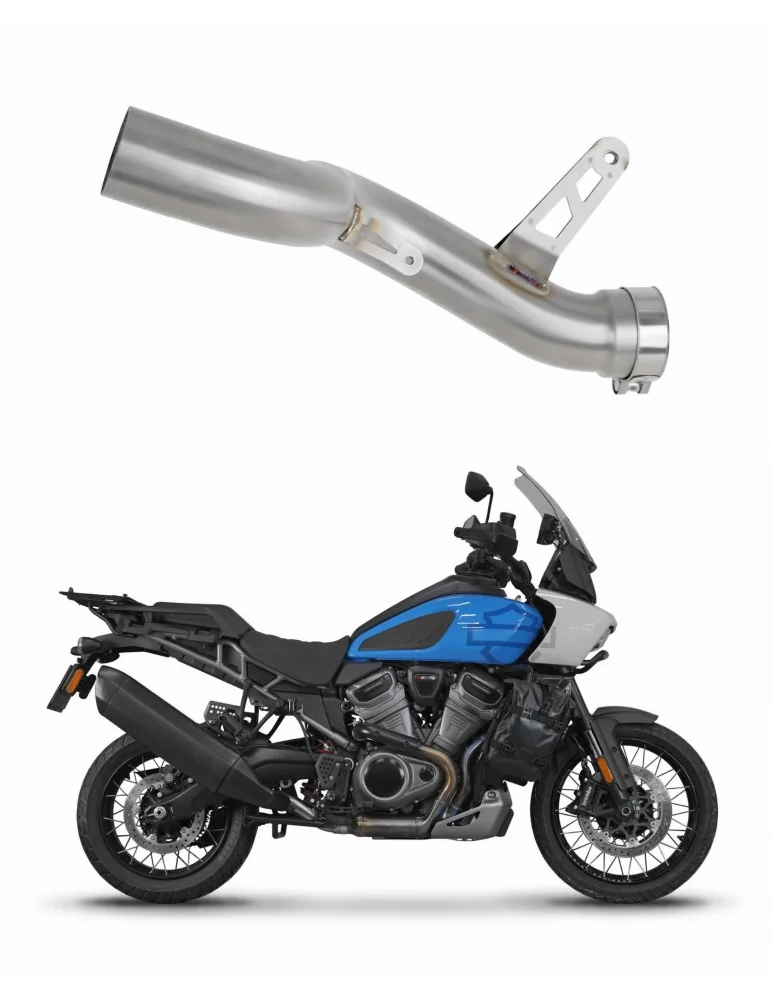 Tube central de liaison inox Dominator pour Harley-Davidson PAN America 1250 (2021-2024)