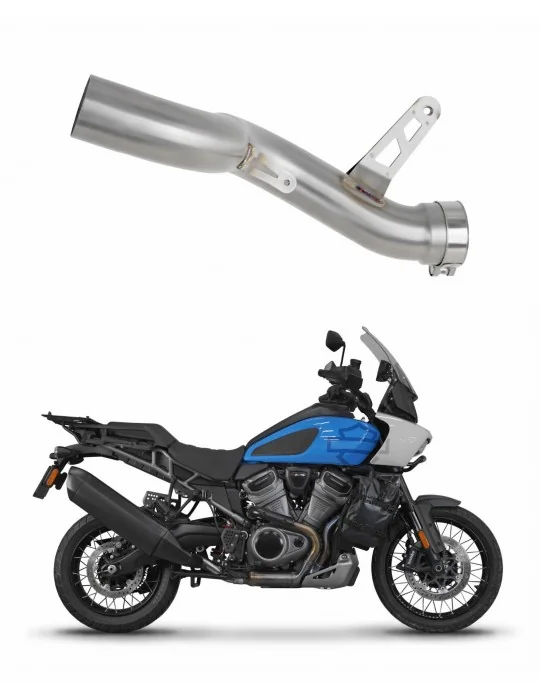 Tube central de liaison inox Dominator pour Harley-Davidson PAN America 1250 (2021-2024)