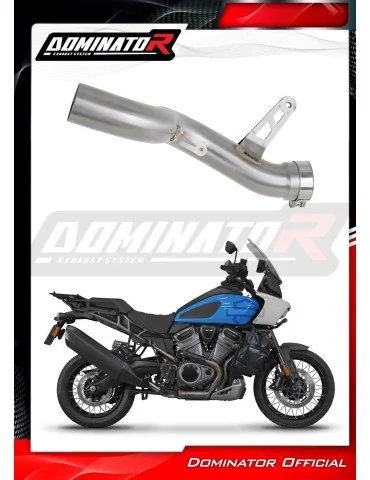 Tube central de liaison inox Dominator pour Harley-Davidson PAN America 1250 (2021-2024)