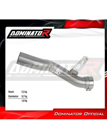 Tube central de liaison inox Dominator pour Harley-Davidson PAN America 1250 (2021-2024)