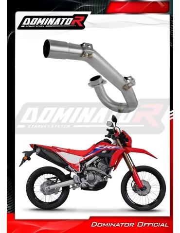 Collecteur d'échappement inox Dominator pour Honda CRF 300L / Rally (2021-2023)