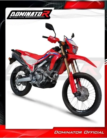 Collecteur d'échappement inox Dominator pour Honda CRF 300L / Rally (2021-2023)