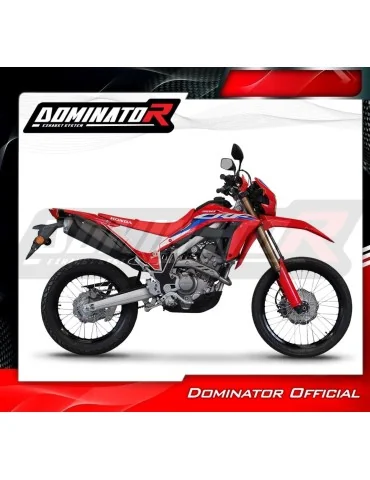 Collecteur d'échappement inox Dominator pour Honda CRF 300L / Rally (2021-2023)