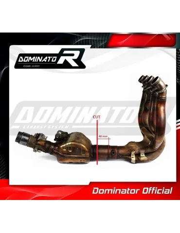 Décatalyseur inox Dominator pour Kawasaki Ninja H2 SX 2018-2020
