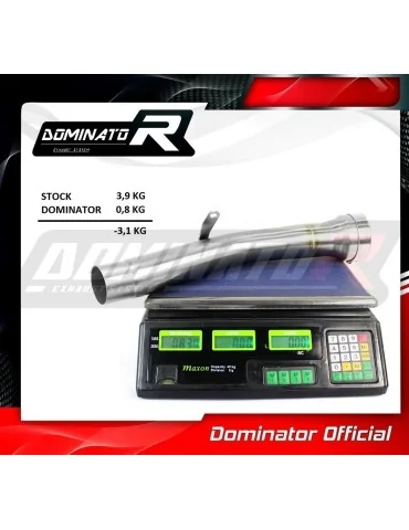Décatalyseur inox Dominator pour Kawasaki Ninja H2 SX 2018-2020