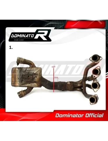 Décatalyseur inox Dominator pour Kawasaki Z1000 2014-2016